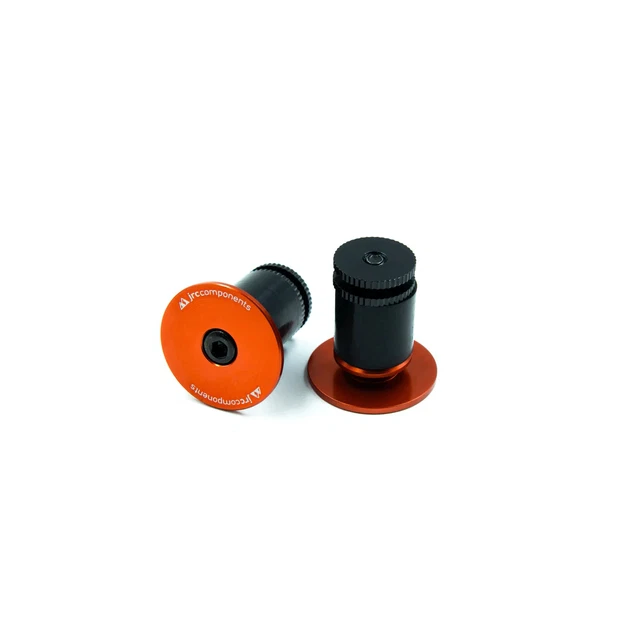 JRC Aluminium Handlebar End Plug - Orange