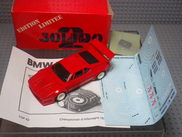 BMW M1 BASF Procar 80 #1707 - SOLIDO 2 Kit 1/43 - Edition Limitée