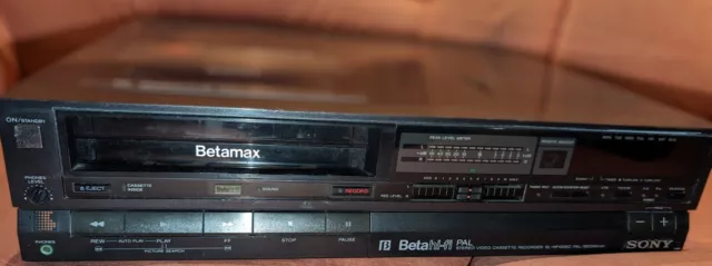 SONY BETAMAX SL-HF100EC BETA+original Fernbedienung+Zubehör(Cassetten/Kassetten)