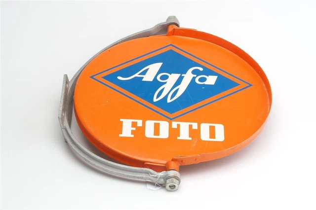 Agfa Enamel Sign Werbeschild Drehschild (1696104937)