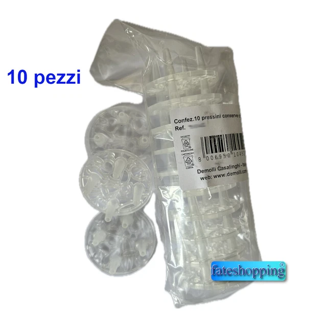 Pressino Salvagusto 105 Mm Cf. 10 Pz - In Plastica Per Uso