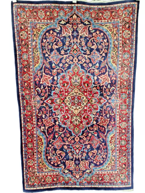 Wundervoller Handgeknüpfter Perser Orientteppich Sarough 160x100cm rug carpet