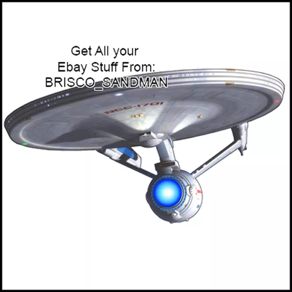 Fridge Fun Refrigerator Magnet STAR TREK SHIP USS Enterprise 1701-A -B- Diecut