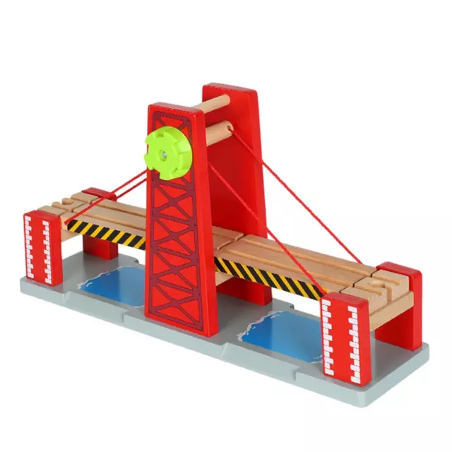 Pont de voies ferrées, accessoires de Train en bois, jouets ferroviaires,