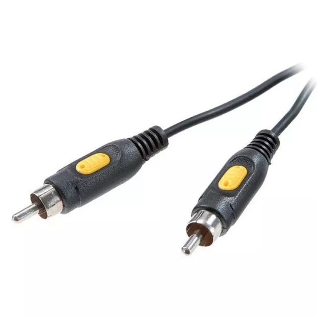 Vivanco 2m Cinch-Kabel Digital Koax-Kabel Koaxial-Kabel 1-1 Cinch-Stecker 1x RCA