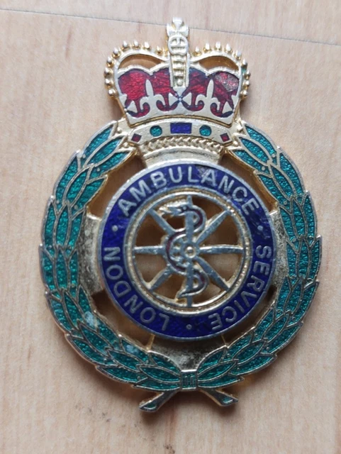 LONDON AMBULANCE SERVICE Cap Badge LAS Obsolete Vintage No Lugs 3 23 london-ambulance-service-cap-badge-las-obsolete-vintage-no-lugs-3-23