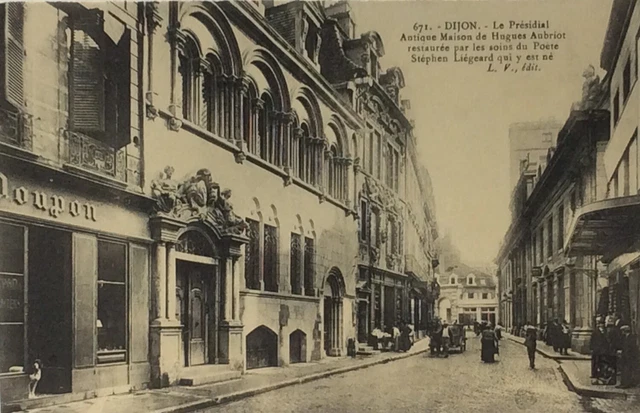 Cpa Dijon 21 Côté D’or Maison Hugues Aubriot Restaurée Par Stephen Liegeard