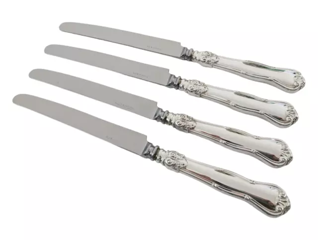 Lot of 4x  Tiffany Provence Sterling Silver 10-3/8" Dinner Knife No Monogram