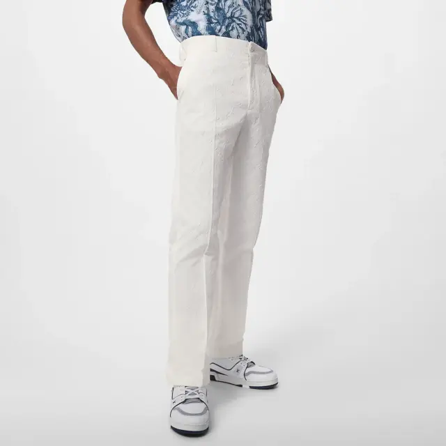 Jeans Louis Vuitton Navy size 32 US in Cotton - 32450510