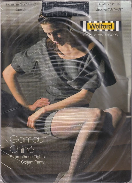 Collants Gerbe Fatal 15 Deniers Noir - Couture Dos, 3 Tailles, Soie Et élasthanne