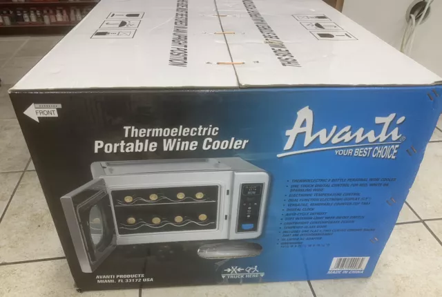 Avanti Thermoelectric Portable Wine Cooler -  8 Bottle 2
