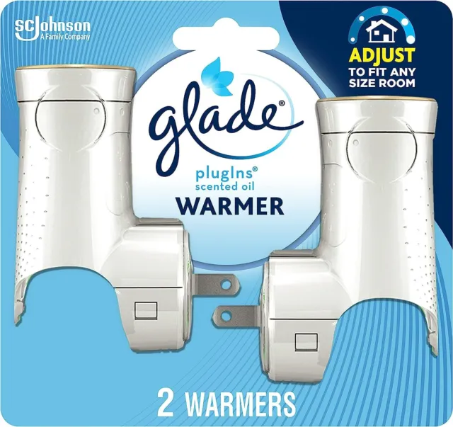 Glade PlugIns Air Freshener Warmer, Scented and Essential Oils, 2 Count