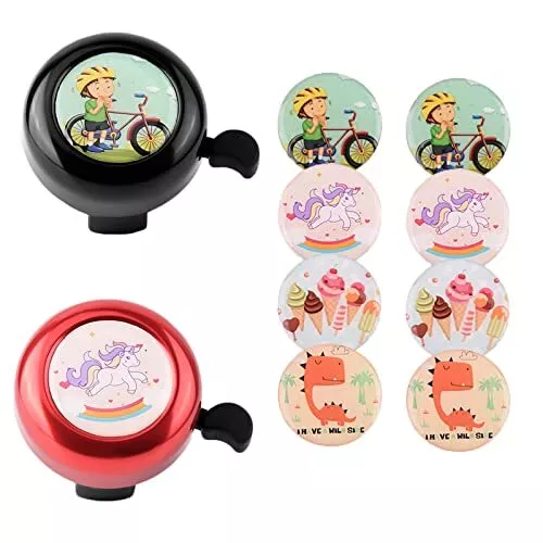 Basetousual 2 Pièces Sonnette Velo Enfant Klaxon Velo Enfant Mini Cloche de V...