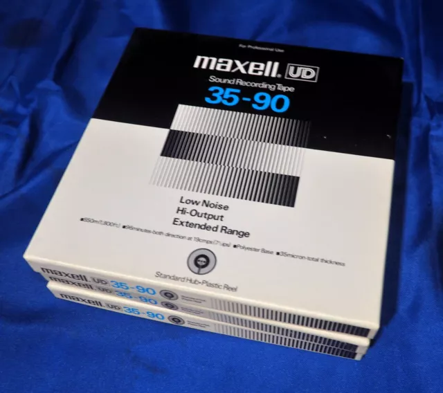 MAXWELL UD 35-90 Sound Recording Tape Lot Of 3 OEM W/90 Day Warranty  $115.10 - PicClick AU