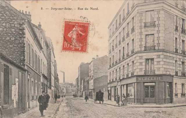 CPA 94 IVRY sur SEINE Rue du Nord