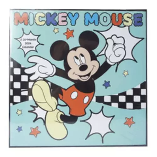 DISNEY MICKEY MOUSE 2024 Wall Calendar 16Month w 12.99 PicClick