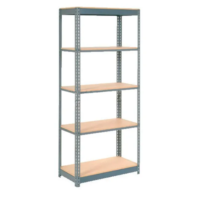 Global Industrial Heavy Duty Shelving 48"W x 18"D x 60"H With 5 Shelves, Wood