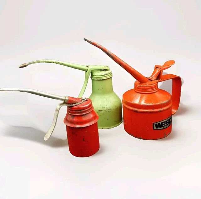 Burette à Huile Vintage WESCO Esso FACOM - Outil D'atelier Automobile Ancien, Pour Pièces