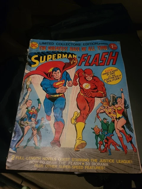 SUPERMAN vs THE FLASH The Greatest Race Of All Time. Limited Collectors' Edition