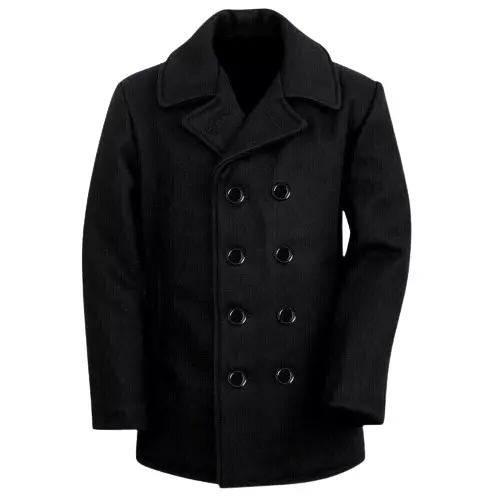 Vintage us navy pea coat hotsell