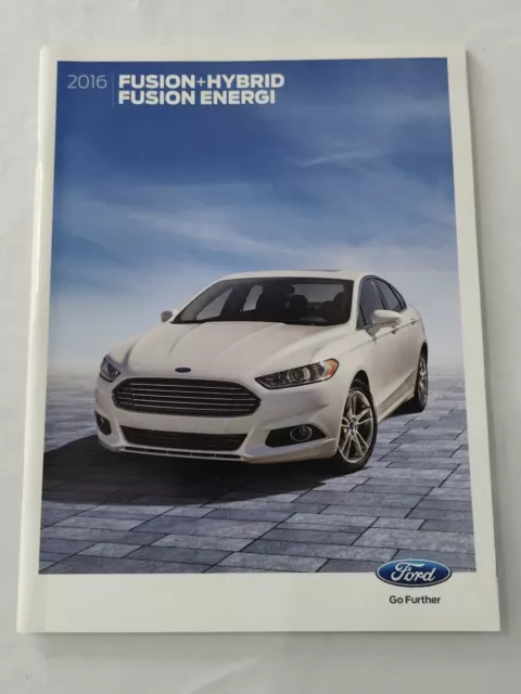 2016 Ford Fusion and Hybrid and Energi 36-page Sales Brochure Catalog
