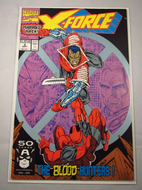 X-Force #2 - 2nd Appearance Of Deadpool by Rob Liefeld - Key Issue