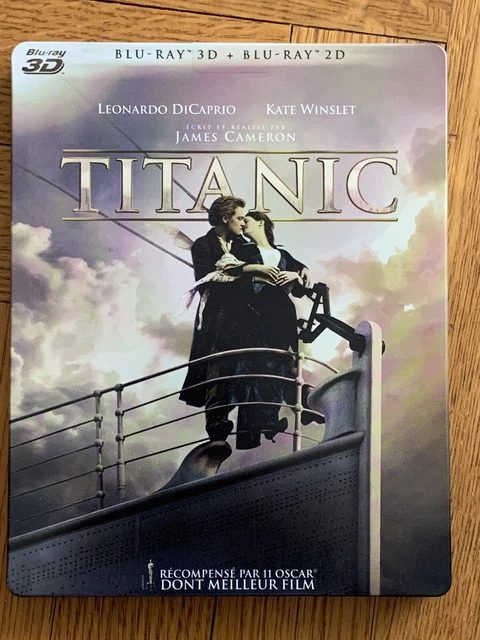 Titanic 3D + 2D Blu ray steelbook Bluray édition 4 disques VF Di Caprio