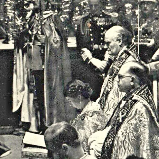 Queen Elizabeth II Duke of Edinburgh Royalty C1952 Coronation Holy Communion 2