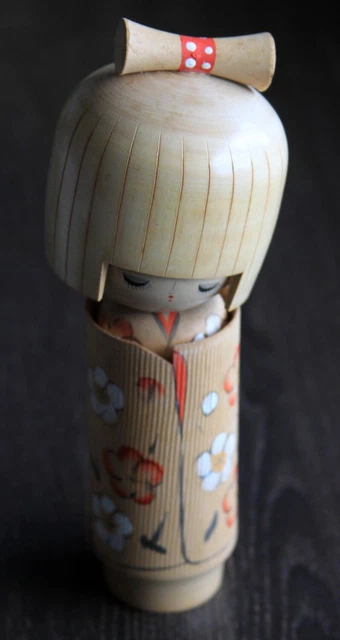 Kokeshi,Holzpuppe,Handmade,alt,sehr schön