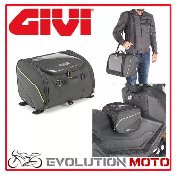 Borsa Da Tunnel Sella Honda Integra Con Cinghie 23Lt Ea136 Givi Nera