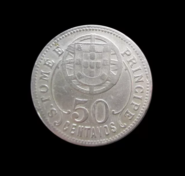 Portuguese Saint Thomas And Prince 50 Centavos 1928 Km 1 #5913#