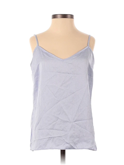Dip Women Blue Tank Top XS