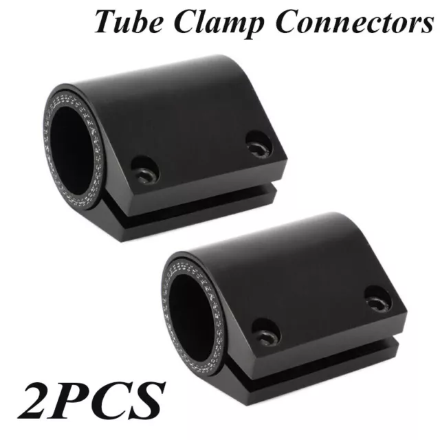 2PCS High Temp Exhaust Tube Clamp Connectors BILLET ALUMINUM For Yamaha Banshee