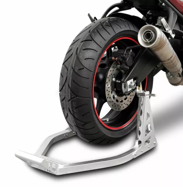 New Front & Rear Motorcycle/Bike Alloy/Aluminium Universal Paddock Stand Set Kit