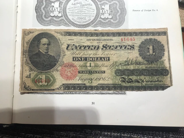 FR. 17a 1862 $1 ONE DOLLAR US Note.