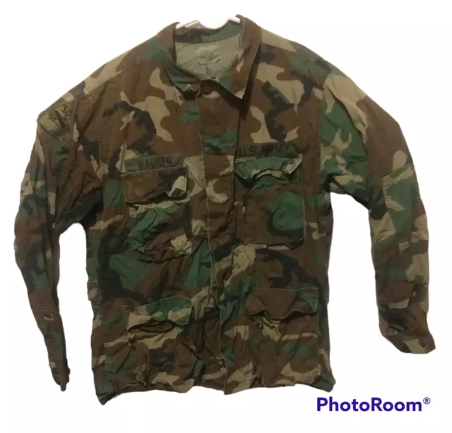 US Army Medium Regular Coat Woodland Camouflage Pattern Combat DLA100-85-?-0303