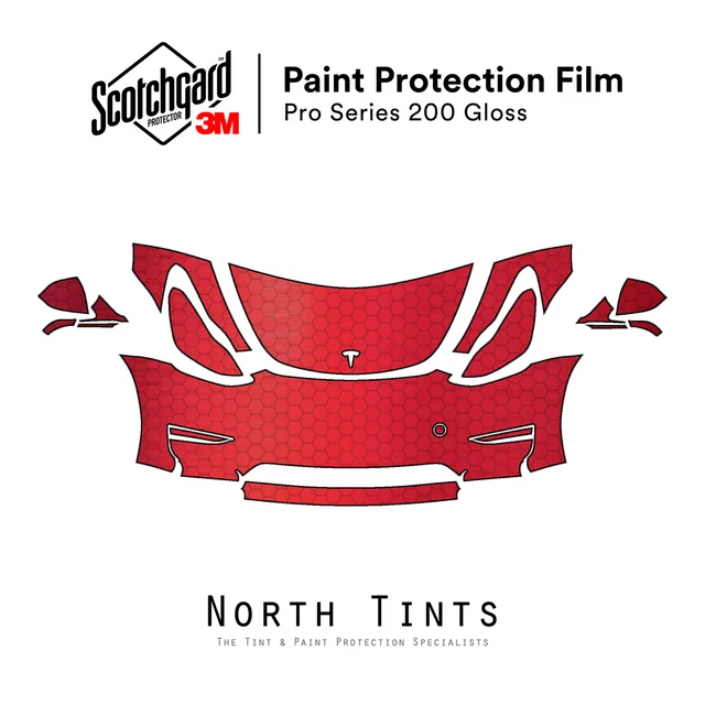 thumbnail image 2 of 3M PRO Series Pre-Cut Paint Protection Film Kit – Tesla Model 3 A-Pillar – Clear Bra 2 of 5