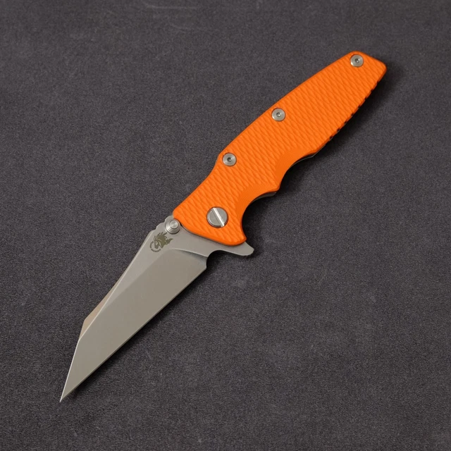 Hinderer Knives Eklipse Wharncliffe 3.5" - Orange G10 / Stonewashed / 20CV