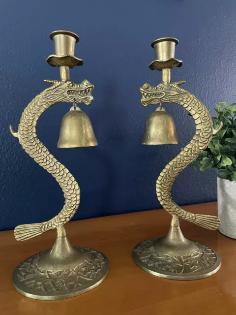 vintage brass dragon candle holder vintage brass dragon candle holder