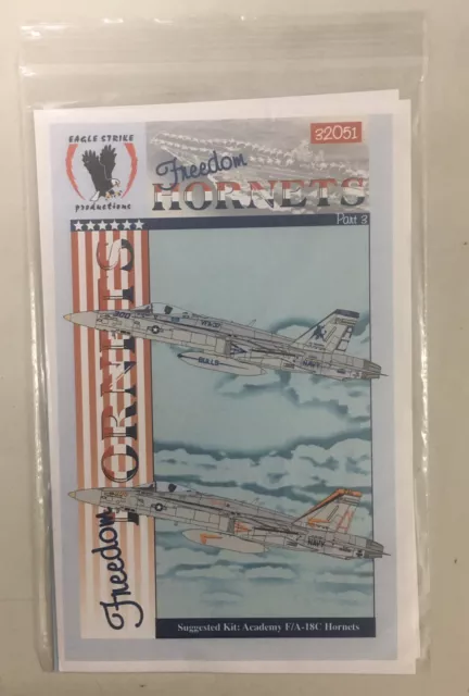 Eagle Strike 1/32  Decals 32051  Freedom Hornets  Part 3