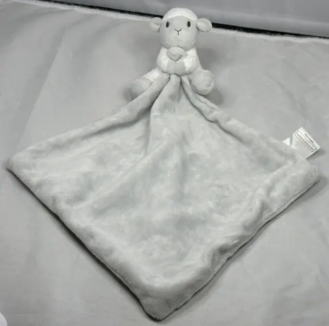 The Little White Company Lamb Sheep Comforter Baby Soother Blanket Soft Toy
