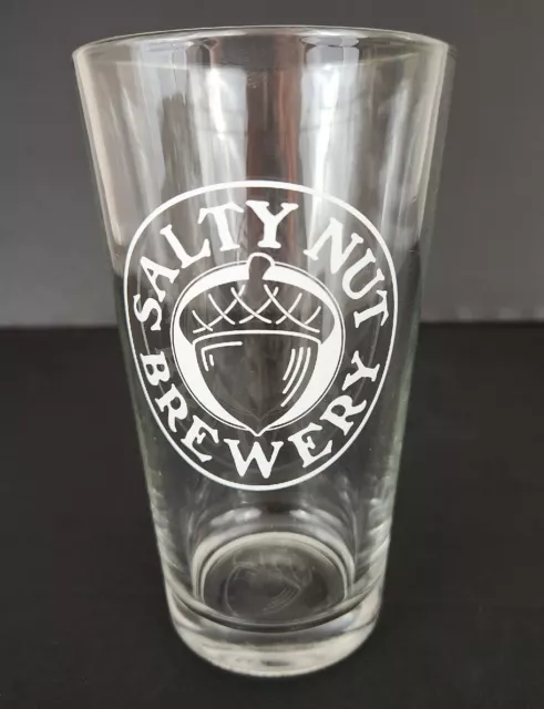 Salty Nut Brewery Huntsville, AL Collectible Acorn Craft Beer Pint Glass Cup
