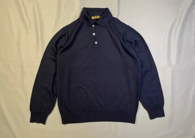 Loro Piana Polo Sweater Wool Size 48