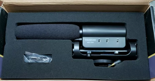 TAKSTAR SGC-598 Microphone Universal or Nikon Canon Camera Camcorder DSLR