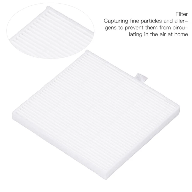 5 PCS Sweeper Replacement Filters For ILIFE A7 V80 V8s Sweeping Robot