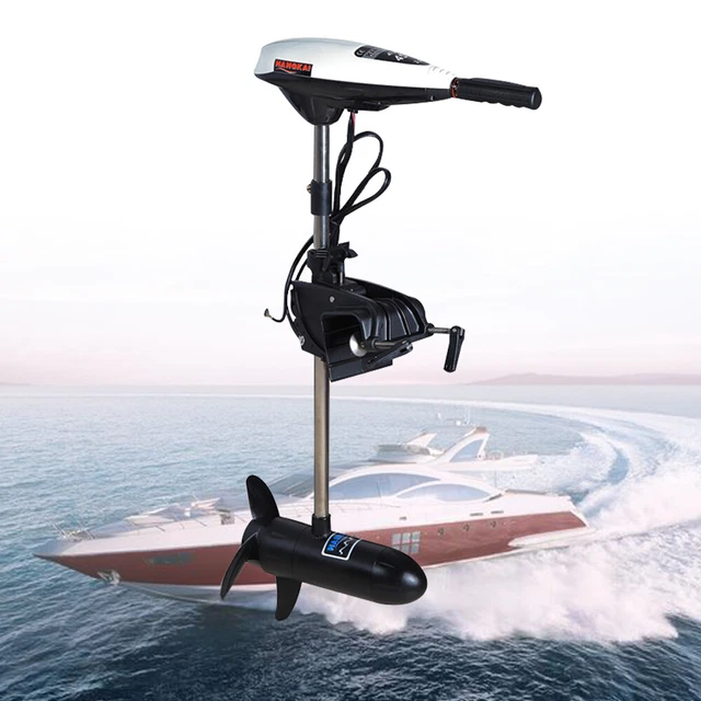 45LBS 12V Spêche à la traîne électrique moteur de bateau gonflable hors-bord DHL