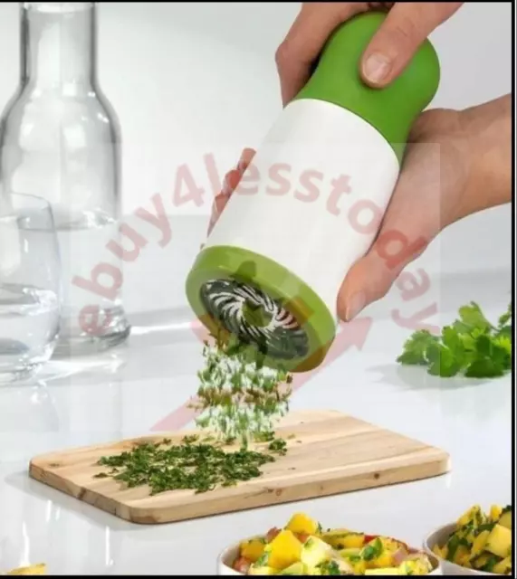 Herb Grinder Spice Vegetable Mill Shredder Chopper Parsley/Cilantro Kitchen Tool 2