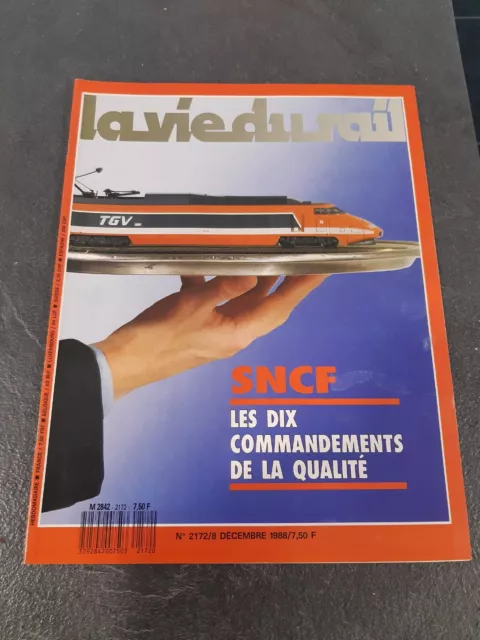 SNCF Revue La Vie Du Rail Numéro 2172 : La Qualité à la SNCF