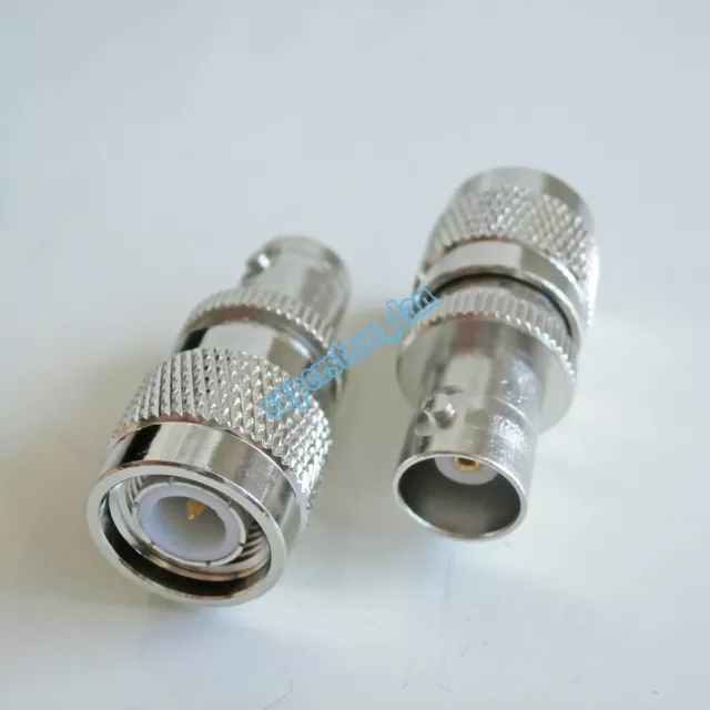 1Pcs TNC Male Plug To BNC Female Jack RF Connector Coax Adapter Radio Antenna