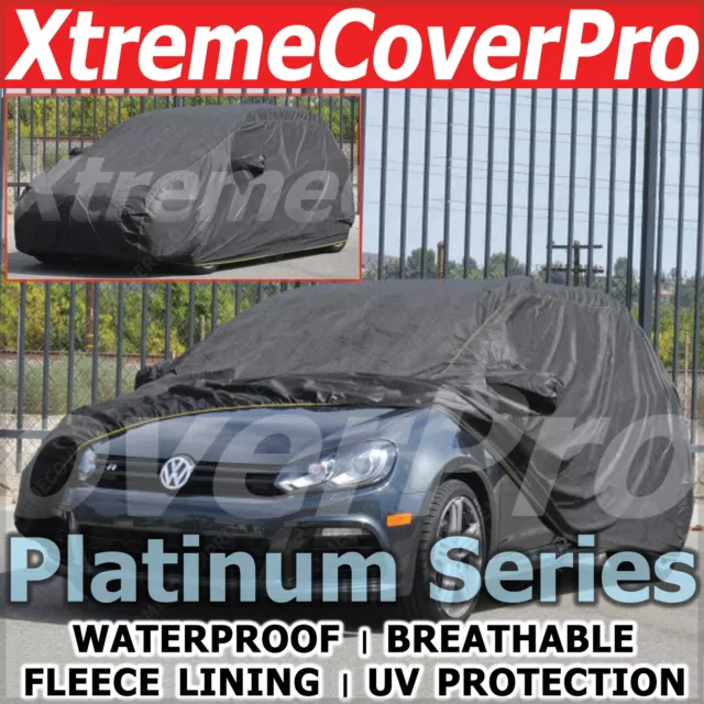 2007 2008 2009 2010 2011 Volkswagen Golf WATERPROOF CAR COVER W/MIRRORPOCKET BLK